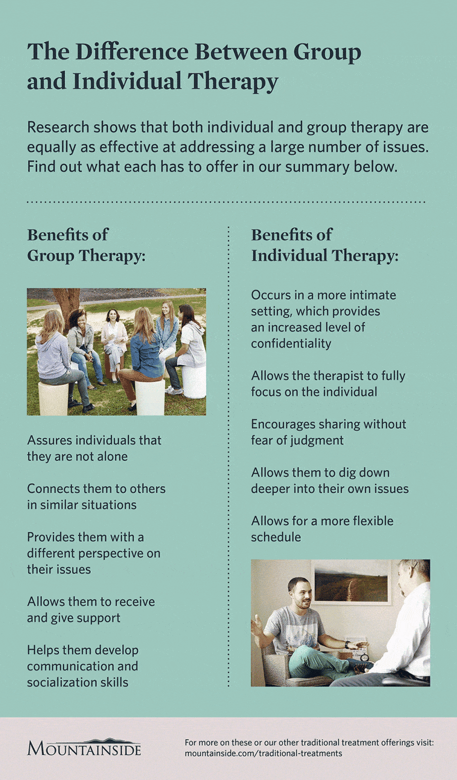 The Difference Between Group and Individual Therapy