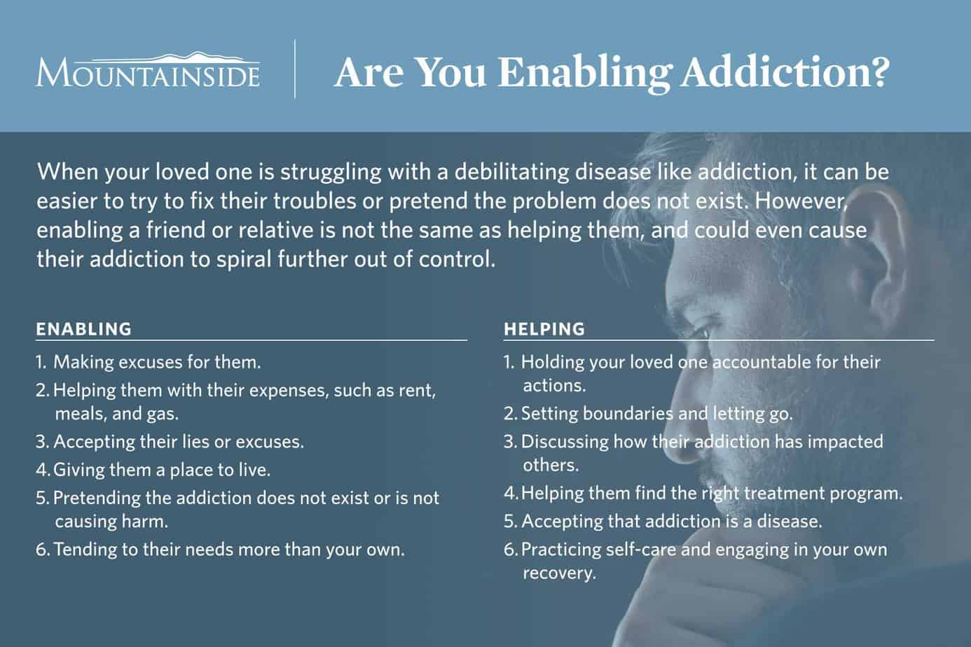 Addiction: Enabling vs Helping