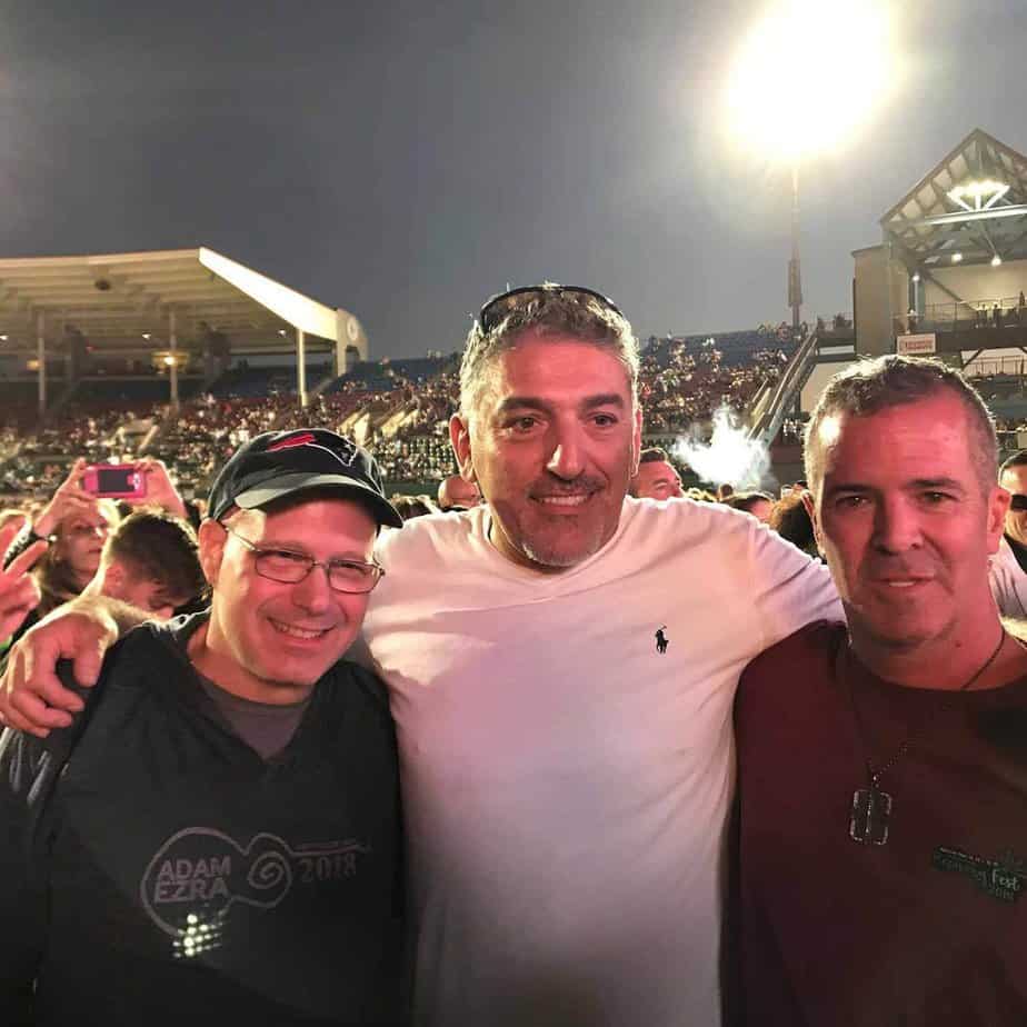 3 men smiling at Mountainside Treatment Center Alumni Recovery Fest Event 2018