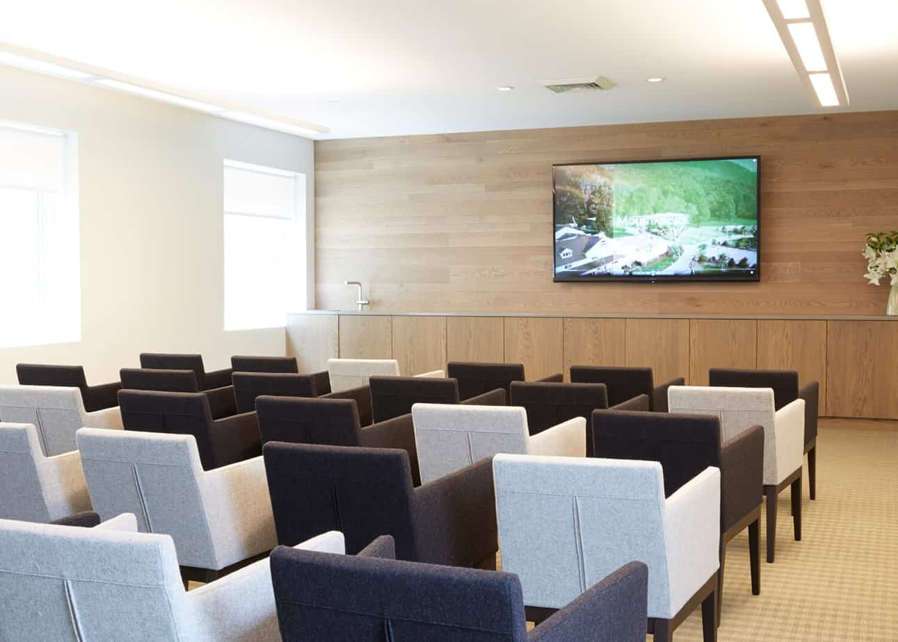 Auditorium at Mountainside Treatment Center in Canaan, CT