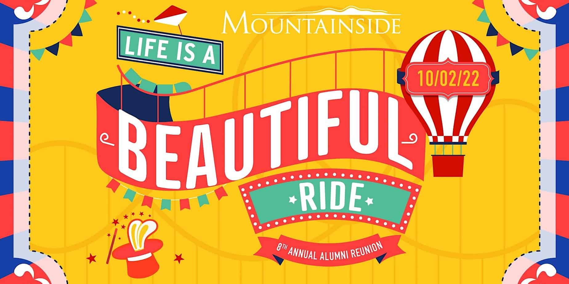 Life Is A Beautiful Ride Alumni Reunion Flyer
