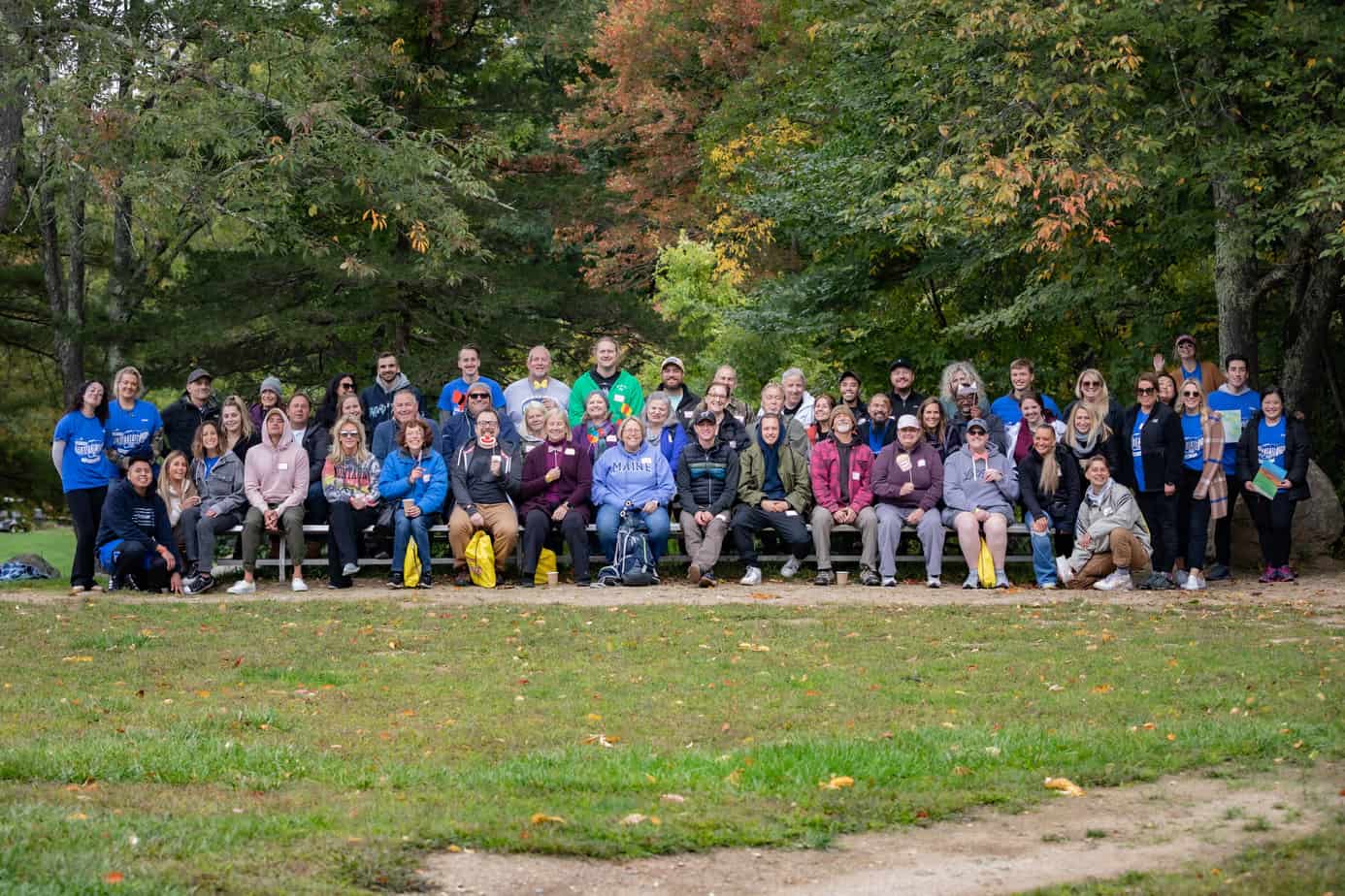 Group photo from Mountainside addiction treatment center alumni reunion 2022.