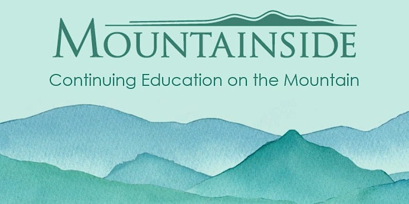 Continuing Education on the Mountain Logo for Professionals