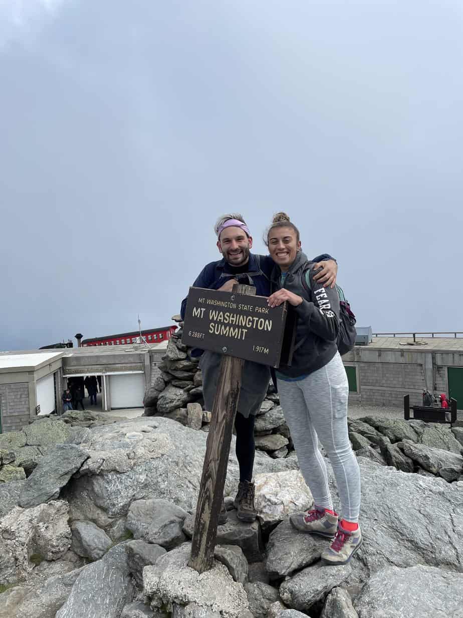 vincent and rachel on a mountain